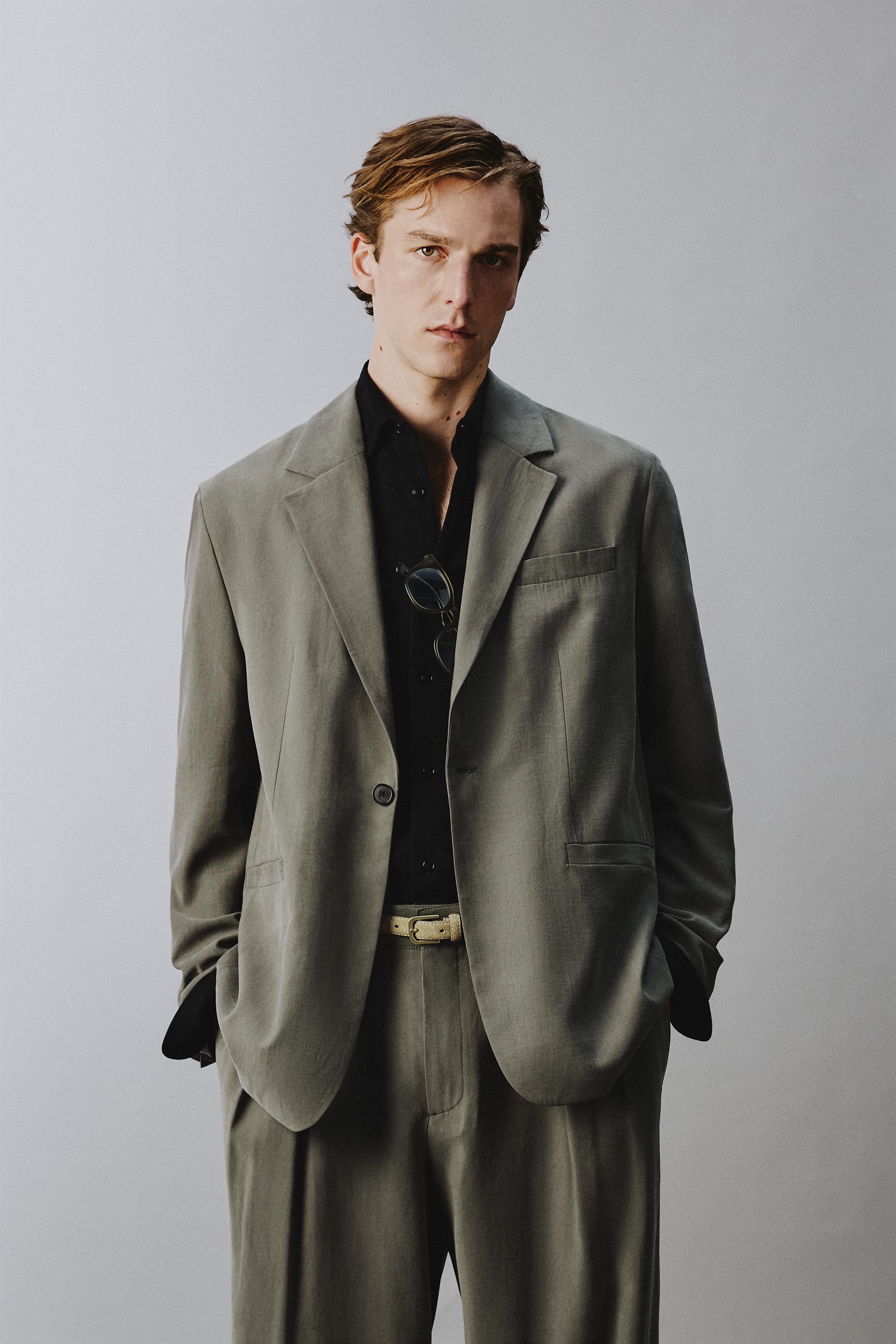 RELAXED FIT SUIT BLAZER